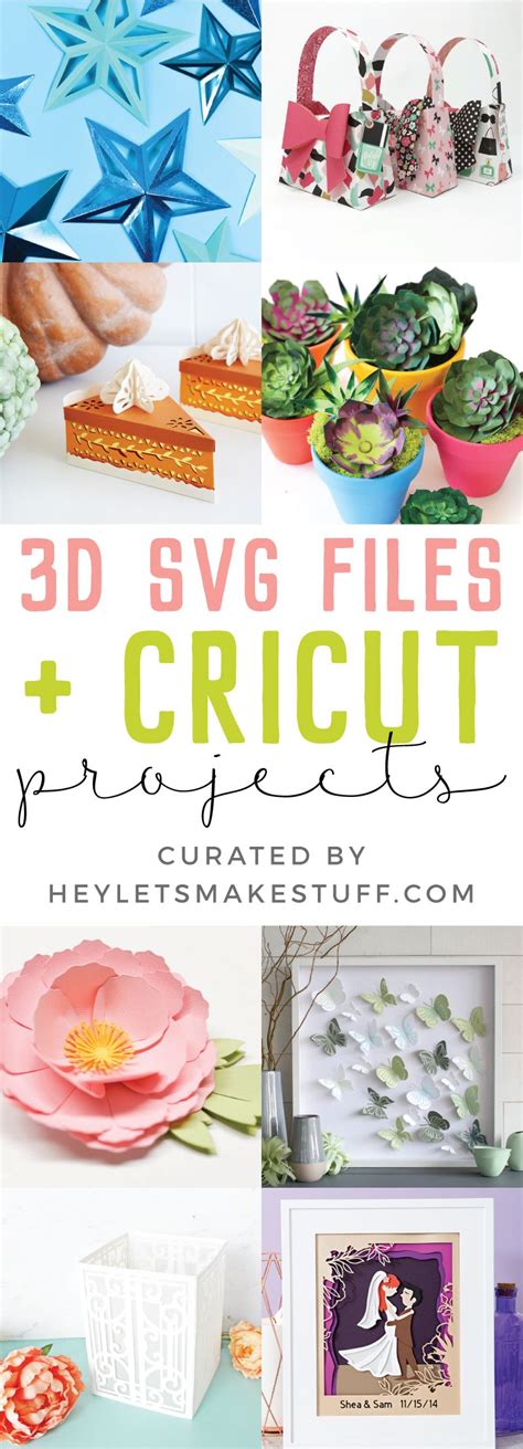 3d Svg Files And Cricut Projects