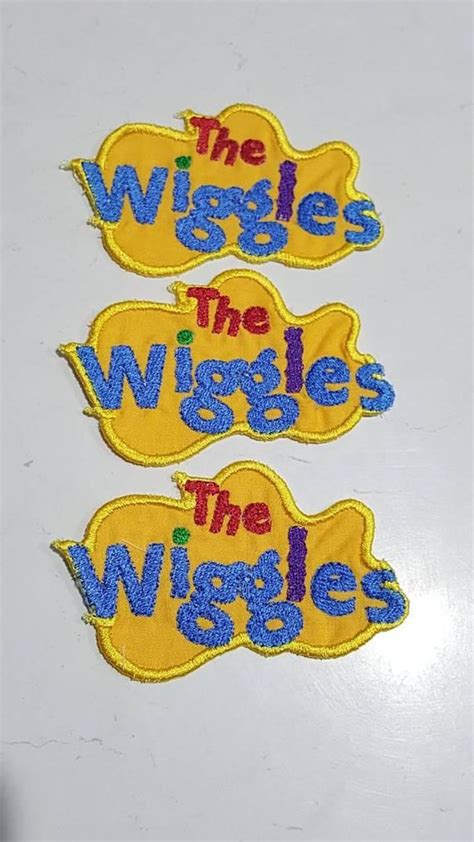 Wiggles Logo Motif With Express Postage Etsy Iron On Logos The