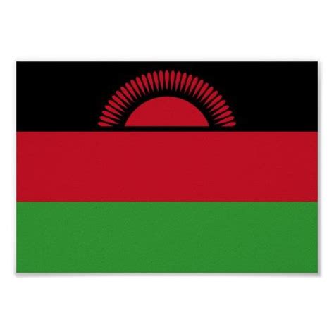 Malawi Flag Poster Malawi Flag Custom Posters Flag