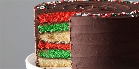 How To Make An Italian Rainbow Cookie Cake For The Holidays Brit Co