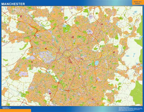 Mapa Manchester Tienda Mapas