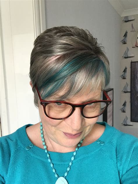 At Last Pink And Blue Hair For Older Women That Looks Cool Hair Dye