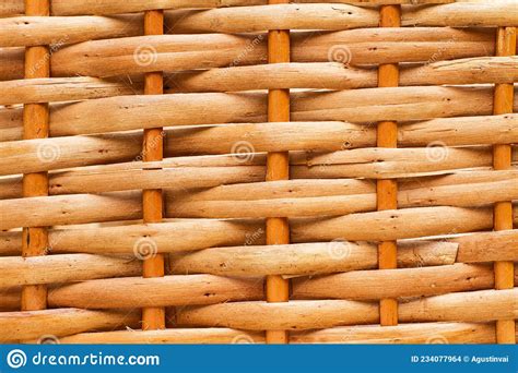 A Wicker Texture In A Close Up View Stock Photo Image Of Woven