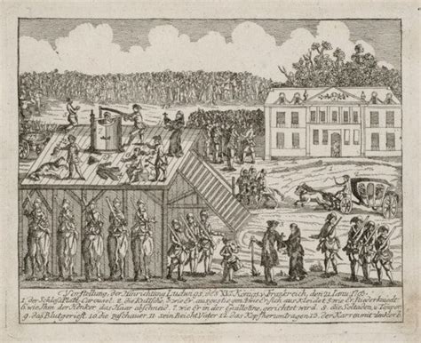 An Old Drawing Shows People Standing Around In Front Of A Building With