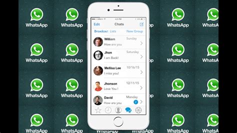 Ios 9 Whatsapp Mobile Uiux Design Youtube