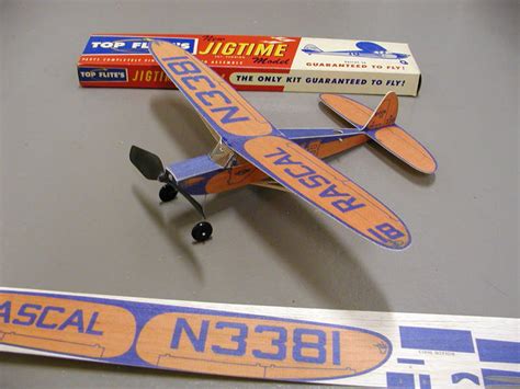 Jodel D Complete Vintage Model Rubber Powered Balsa Wood Aircraft Kit That Really Flies