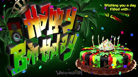 Happy Birthday Reggae Party Cake Youtube