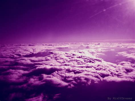 Purple Clouds By Mixofdreams On Deviantart
