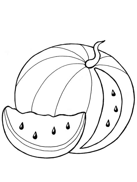 They can be found in bookstores but are available as well in printable. Watermelon coloring pages to download and print for free