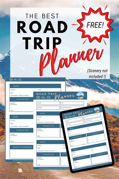 Best Free Printable Road Trip Planner Download It Now And Get Started