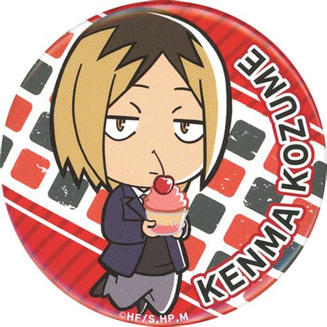 Kozume Kenma Haikyu ×sweets Paradise Trading Metal Badge Mini
