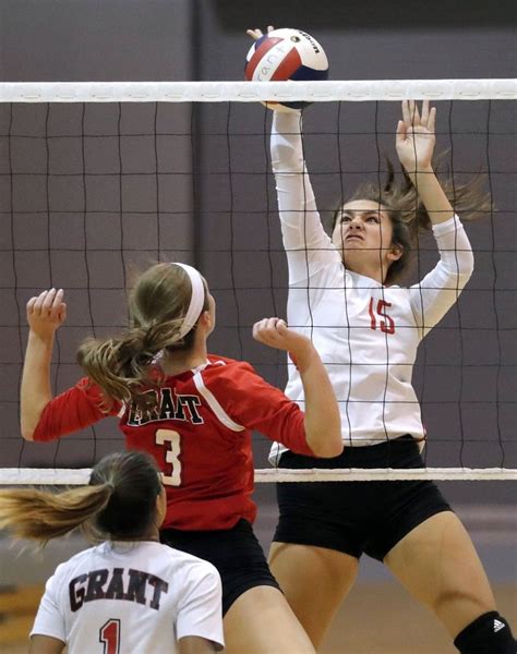 Girls Volleyball Grant Stands Tall In Playoff Opener