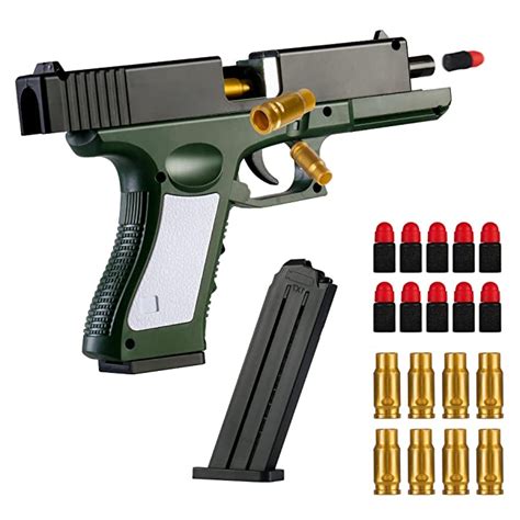 Buy QIANTO Shell Ejection Soft Bullet Toy Gun Pistol Toys Foam Blaster Soft Bullet Play Gun With