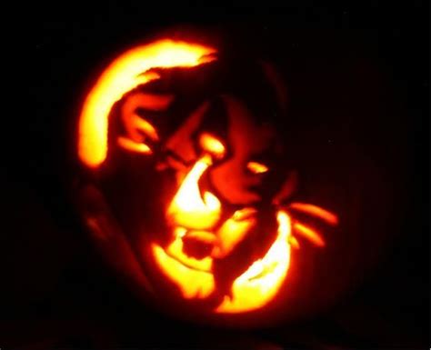 My Scar Pumpkin From Disneys The Lion King Halloween 2012 By