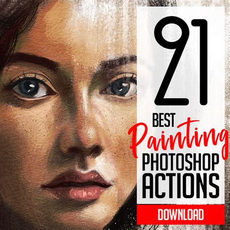 Best Photoshop Actions For Painting Photography Graphic Design Junction