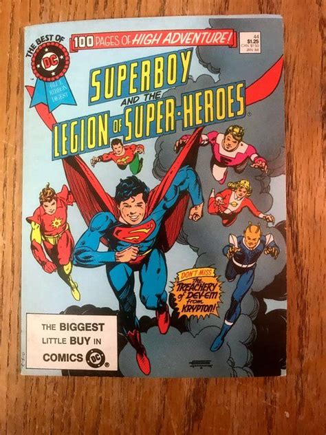 Best Of Dc No 44 Superboy And The Legion Of Super Heroes Jan Etsy