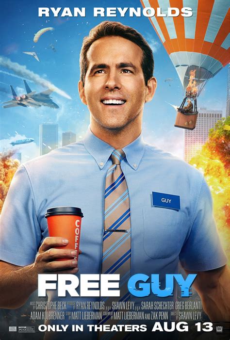 Free Guy Character Posters Released Disney Plus Informer