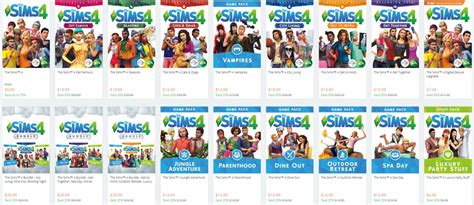 The Sims 4 Deluxe Complete Bundle Collection So Far All Latest