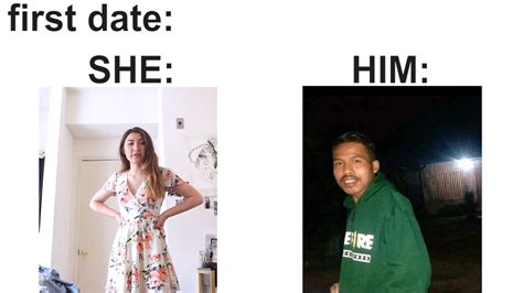 First Date She Vs Him Youtube
