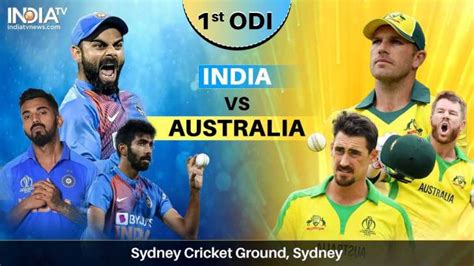 India Vs Australia 1st Odi Watch Ind Vs Aus Match Online On Sonyliv