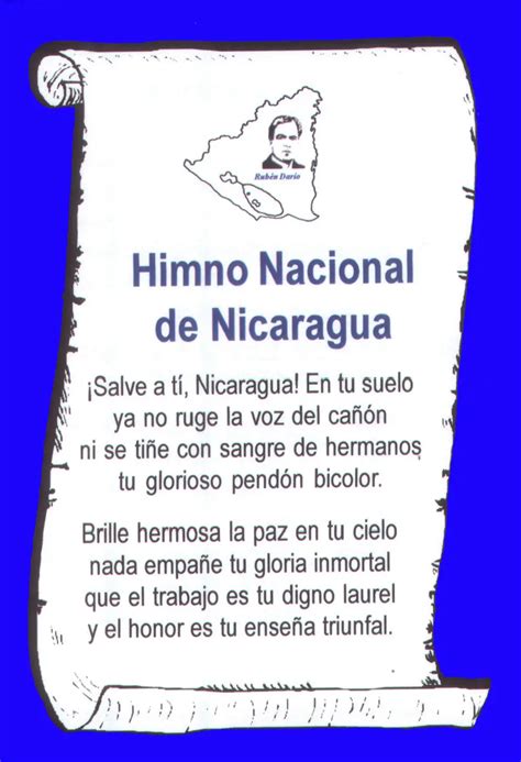Himno Nacional De Nicaragua Himno Nacional Himnos Nicaragua Sexiz Pix
