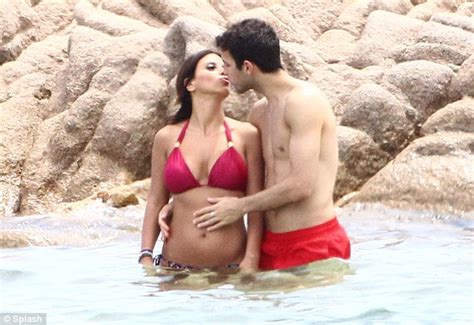 Cesc Fabregas Puckers Up To His Bikini Clad Girlfriend