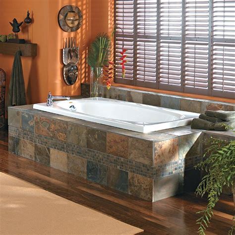 It's what makes them a whirlpool! Jacuzzi Whirlpool AMI7236W Amiga Drop-In Tub - Fixture ...