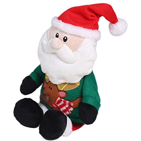 Hollyhome Soft Stuffed Animal Father Christmas Plush Toy Home
