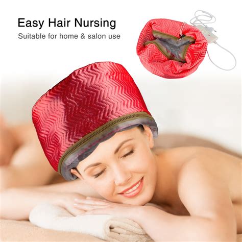 Thermal Treatment Heating Cap Deep Conditioning Heat Cap Electric Hair Steamer Mask Cap Heating