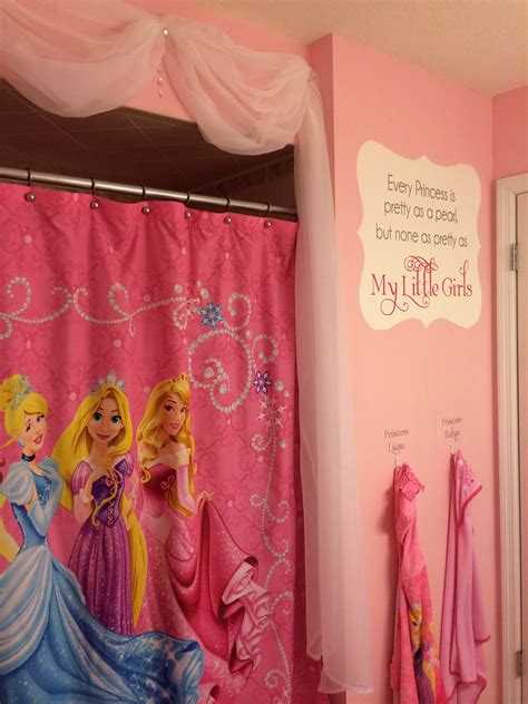 Thinyfull cute kids shower curtain, colorful cartoon jurassic dinosaur bathroom curtains for kid gifts, waterproof washable fabric bath decor with hooks, 72x72 inches prime day deal $18.99 $ 18. Princess bathroom #PrincessBedding | Girl bathroom decor ...