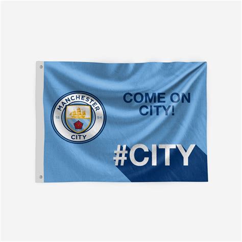 Manchester City Fc Motivational Slogan Flag Foco Uk And Ire