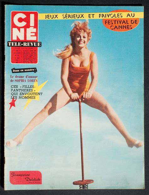 cine revue may 1962 francoise deldick drame sophia loren cannes magazines cover movie