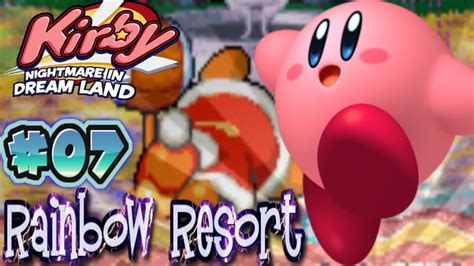 Kirby Nightmare In Dreamland 100 Rainbow Resort Level 7 Youtube