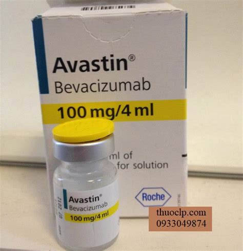 Avastin 100mg4ml Bevacizumab Intravenous For Cancer Treatment Index