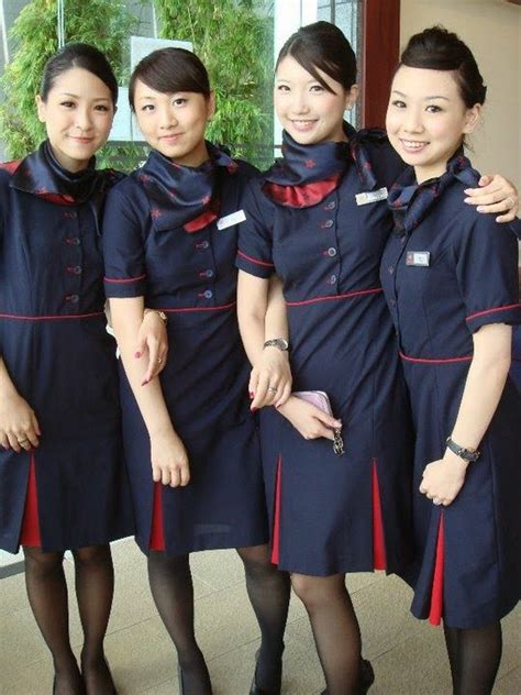 hong kong airlines flight attendant uniform feminine skirt pantyhose outfits cabin crew