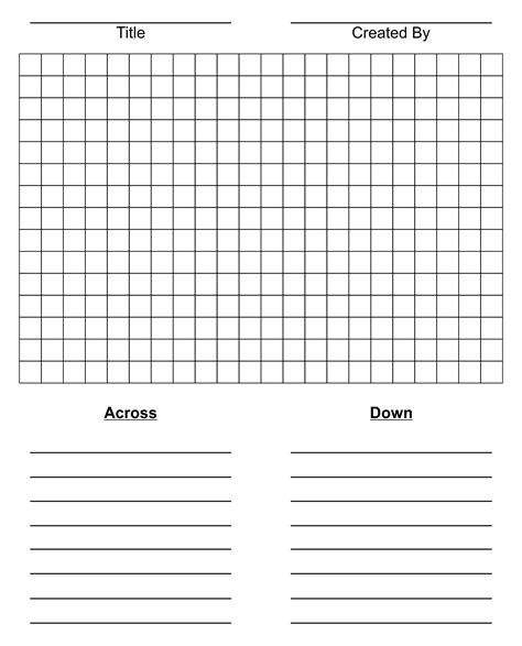 Printable Blank Word Search Grid Paper Word Search Printable Blank