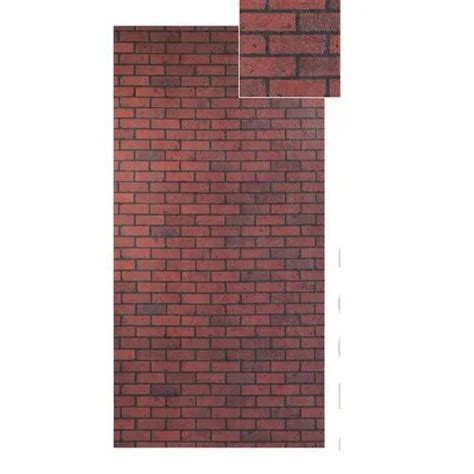 Glo Decor Red Brick Wall Panel At Rs 125sq Ft Glo Wall Panels In