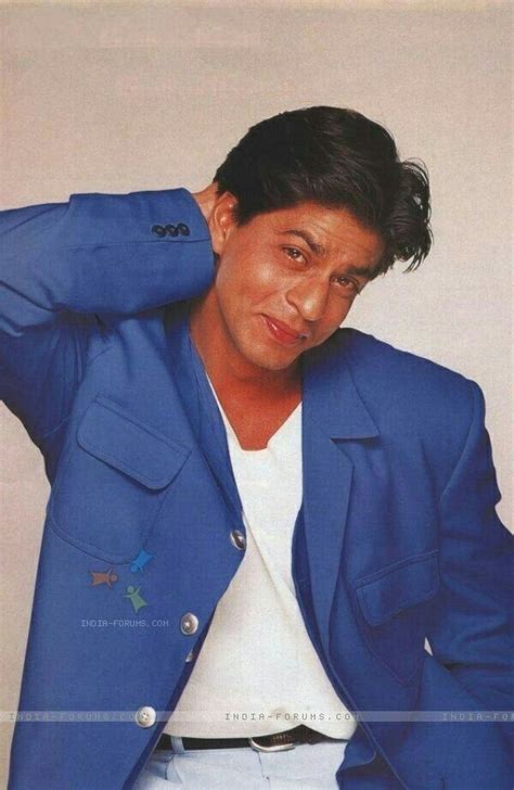 Handsome Shahrukh Khan In Blue