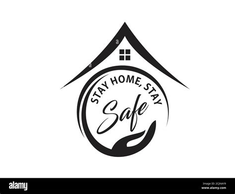 A Vector Illustration For Stay At Home Stay Safe Campaign Stock Vector Image And Art Alamy