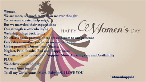Emotional Happy Womens Day Poems Daily Quotes