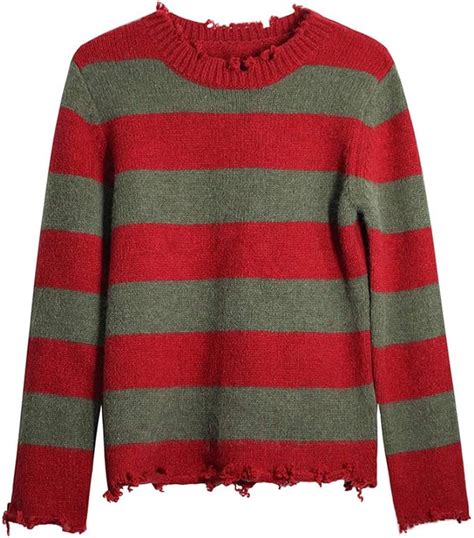 Nightmare On Elm Street Freddy Krueger Sweater Costume