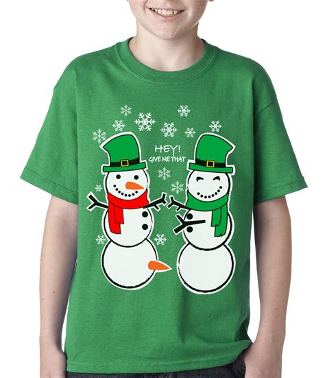 Ugly Christmas T-shirt Perverted Snowman Kids T-shirt