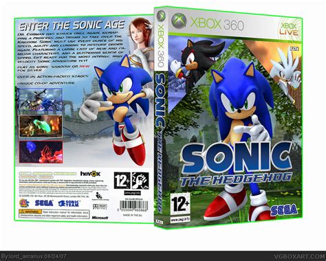 Sonic The Hedgehog Xbox 360 Box Art Cover By Lordarcanus