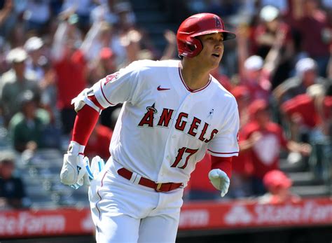 Shohei Ohtani Moves Into Tie For Mlb Home Run Lead During Angels Loss