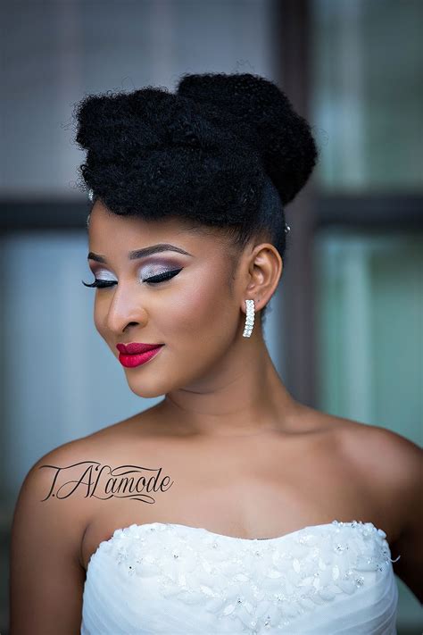 Nigerian Bridal Natural Hair And Makeup Shoot Black Bride