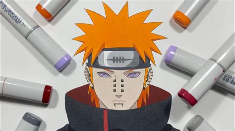 How To Draw Pain Easy Naruto Shippuden Youtube