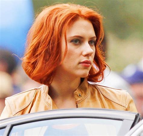 Scarlett Johansson Red Hair Avengers Pin On Hair Scarletts Hair