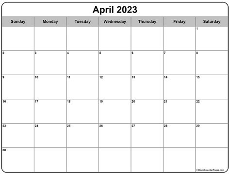 Download Printable April 2023 Calendars Gambaran