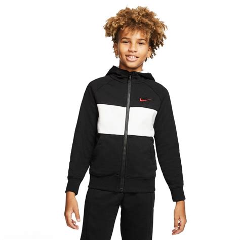 Nike Nike Juniors Air Full Zip Hoodie Black Kids From Loofes Uk