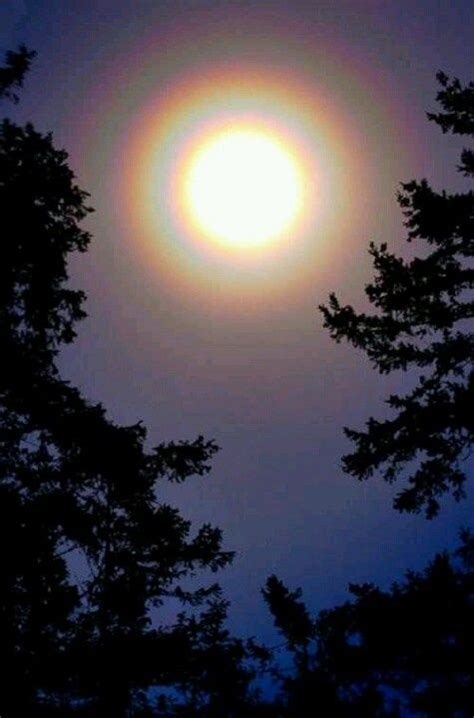 Ring Around The Moon Beautiful Moon Mother Nature